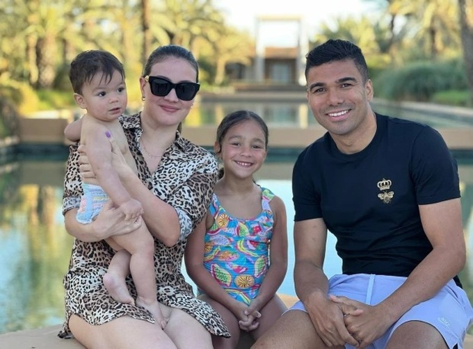 Casemiro is a father of two, few know that his father left when he was 5 years old (Photo: The Sun)