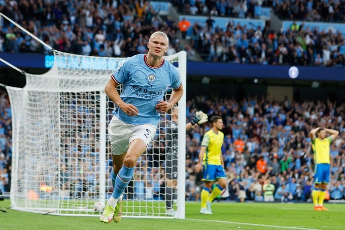 Haaland lập hat-trick, Man City thắng 6-0 trước Nottingham - 1