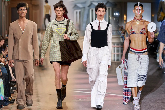 Sự kỳ lạ của thời trang: Đàn ông mặc váy, phụ nữ thích diện đồ bụi bặm - 1