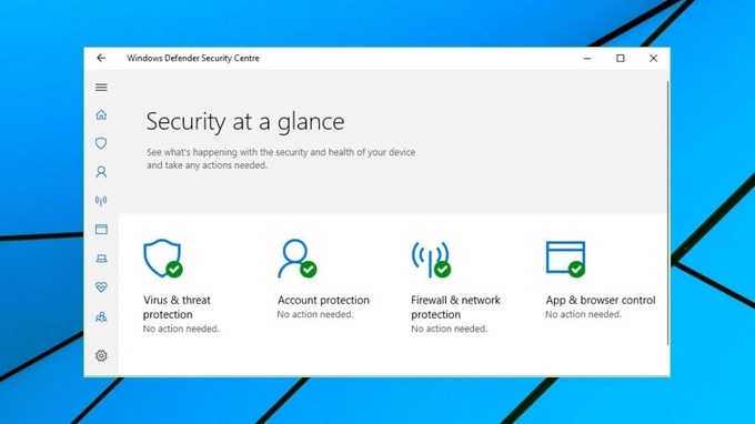 Windows Defender Antivirus là phần mềm bảo mật mặc định được Microsoft trang bị cho các phiên bản Windows của mình (Ảnh: Microsoft).