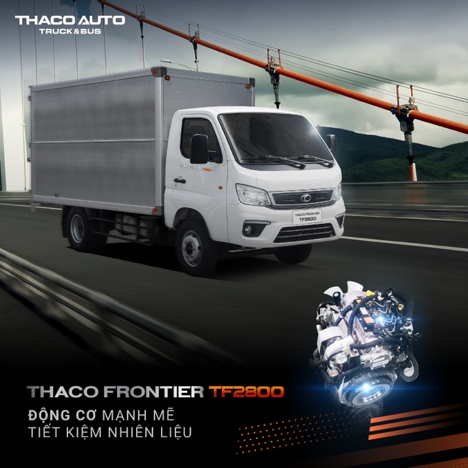 Thaco Frontier TF2800 - Xe tải nhẹ máy dầu hoàn toàn mới - 3