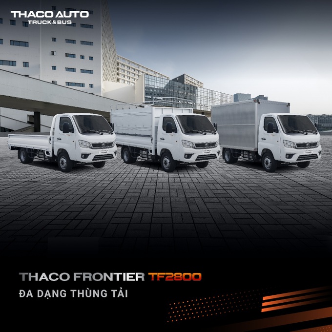 Thaco Frontier TF2800 - Xe tải nhẹ máy dầu hoàn toàn mới - 4