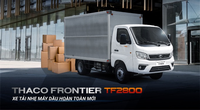 Thaco Frontier TF2800 - Xe tải nhẹ máy dầu hoàn toàn mới - 5