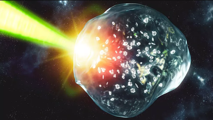 Khám phá mới: Biến nhựa thành kim cương bằng tia laser - 1