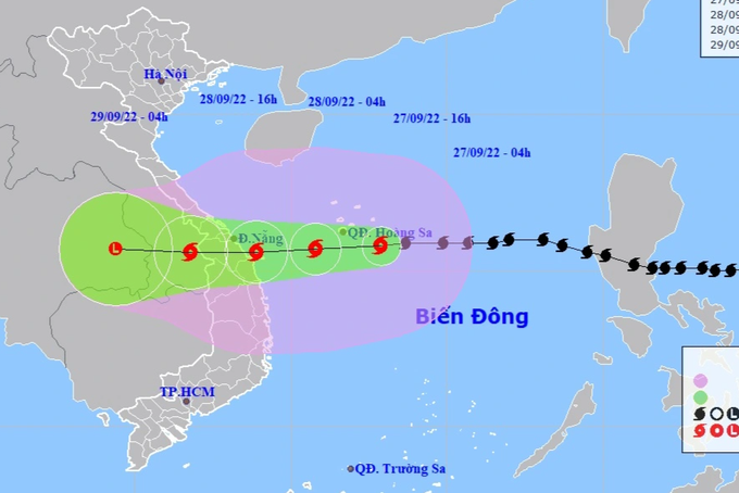 Bão Noru tăng lên cấp 14, nhiều tỉnh miền Trung mưa to - 1