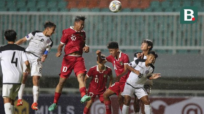 U17 Indonesia đại thắng 14-0 trong ngày không có khán giả