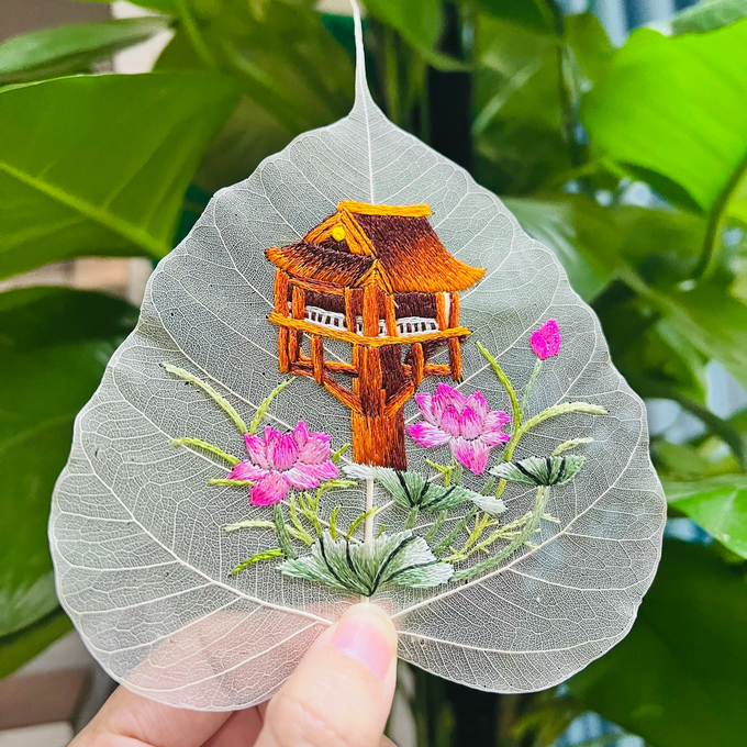 Người phụ nữ Hà Nội có biệt tài biến lá cây thành tiền triệu - 2 Người phụ nữ Hà Nội có biệt tài biến lá cây thành tiền triệu - 2