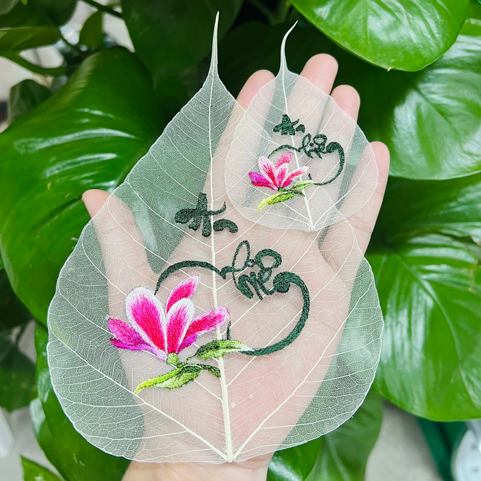 Người phụ nữ Hà Nội có biệt tài biến lá cây thành tiền triệu - 4 Người phụ nữ Hà Nội có biệt tài biến lá cây thành tiền triệu - 4