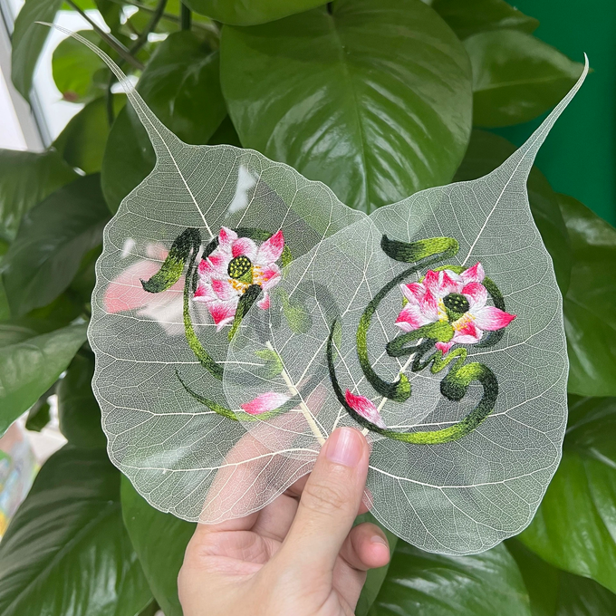 Người phụ nữ Hà Nội có biệt tài biến lá cây thành tiền triệu - 6 Người phụ nữ Hà Nội có biệt tài biến lá cây thành tiền triệu - 6