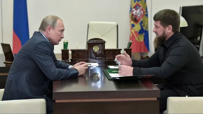 Lãnh đạo Chechnya nói được Tổng thống Putin thăng hàm thượng tướng - 1