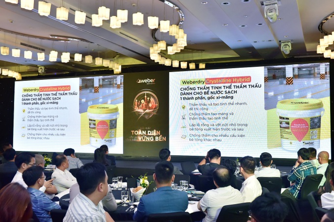 Weber mở rộng dải sản phẩm chống thấm từ móng đến mái - 4 Weber mở rộng dải sản phẩm chống thấm từ móng đến mái - 4
