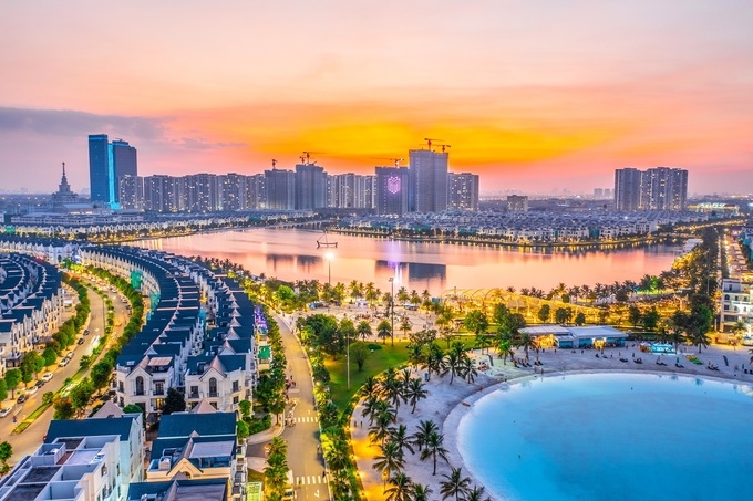Vinhomes Ocean Park - một trong những tâm điểm bất động sản phía đông Hà Nội - thu hút tới gần 45.000 cư dân về đây sinh sống (Ảnh: Vinhomes).