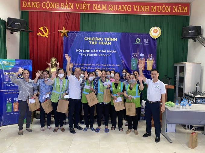 Mô hình giúp Unilever Việt Nam phân loại thu gom 12000 tấn rác thải nhựa   Báo Dân trí