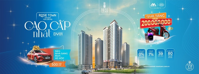 Dự án Rose Town Ngọc Hồi ưu đãi Sắm nhà sang, rinh xế xịn - 1 Dự án Rose Town Ngọc Hồi ưu đãi Sắm nhà sang, rinh xế xịn - 1