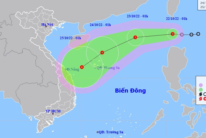Dự báo thời tiết: Áp thấp nhiệt đới đang đi vào Biển Đông, Hà Nội có mưa vài nơi, trưa chiều trời nắng - Ảnh 1.