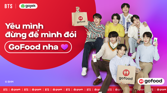 Việt Nam là thị trường tiếp theo trong chiến dịch Gojek hợp tác cùng BTS