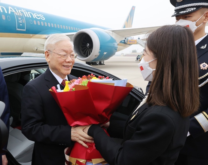 Tổng Bí thư Nguyễn Phú Trọng đến Bắc Kinh, bắt đầu chuyến thăm Trung Quốc - 2