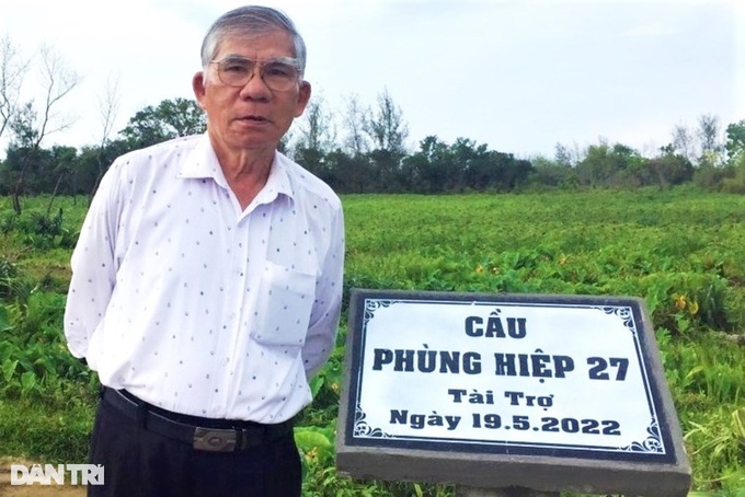 Cụ ông 80 tuổi xây 26 cây cầu từ tiền dưỡng già của cựu chiến binh - 3 Cụ ông 80 tuổi xây 26 cây cầu từ tiền dưỡng già của cựu chiến binh - 3