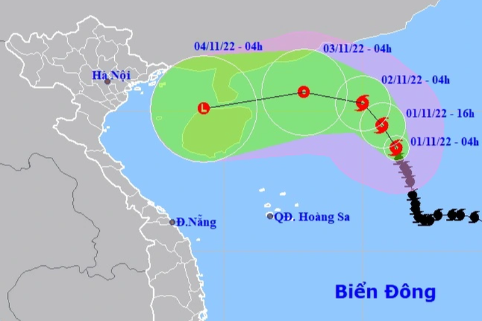 Vì sao bão số 7 liên tục đổi hướng? - 1