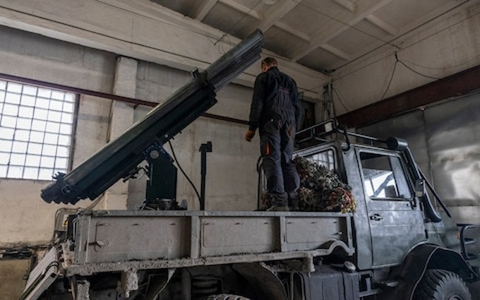 Ukraine biến xe bán tải thành bệ phóng tên lửa đáng gờm - 3