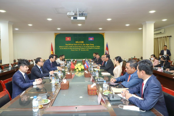 Triển khai nhanh thỏa thuận hợp tác giữa hai Bộ Lao động Việt Nam - Campuchia - 1 Triển khai nhanh thỏa thuận hợp tác giữa hai Bộ Lao động Việt Nam - Campuchia - 1