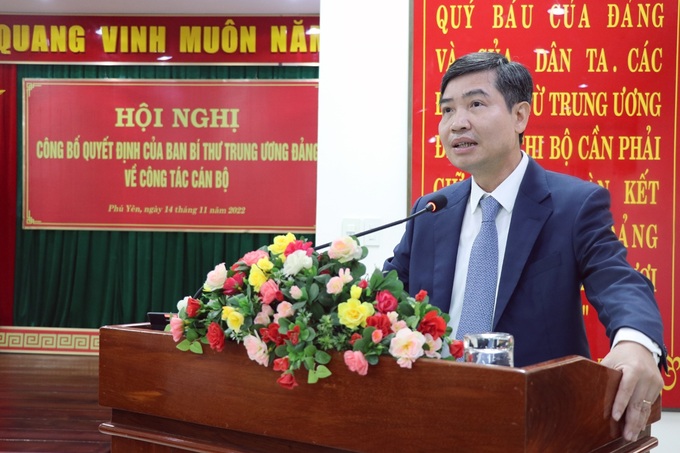 Thứ trưởng Bộ Tài chính được điều động làm Phó Bí thư Tỉnh ủy Phú Yên - 2 Thứ trưởng Bộ Tài chính được điều động làm Phó Bí thư Tỉnh ủy Phú Yên - 2