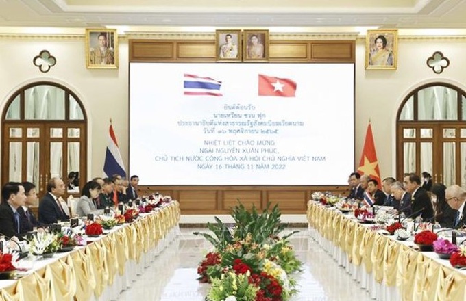 Chủ tịch nước Nguyễn Xuân Phúc hội đàm với Thủ tướng Thái Lan Prayut Chan-o-cha - 1