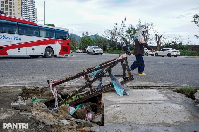 Xà bần, rác thải mọc lộ thiên bên tuyến đường biển Đà Nẵng - 6 Xà bần, rác thải mọc lộ thiên bên tuyến đường biển Đà Nẵng - 6