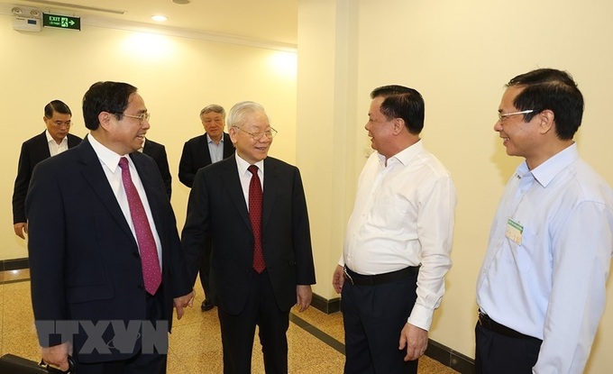 Tổng Bí thư chủ trì hội nghị về phát triển vùng Đồng bằng sông Hồng - 5 Tổng Bí thư chủ trì hội nghị về phát triển vùng Đồng bằng sông Hồng - 5