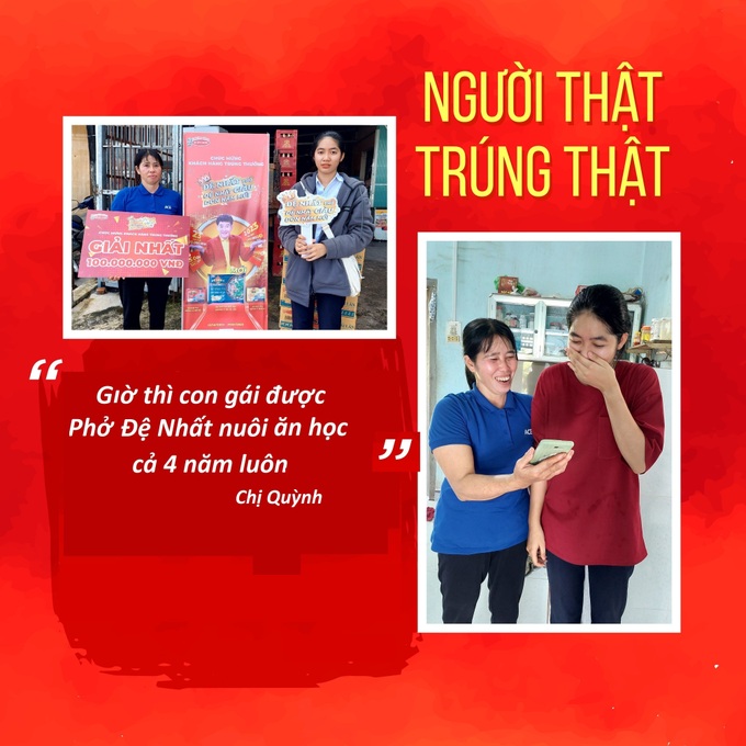 Khách hàng của Acecook trúng giải 100 triệu đồng nhờ mua Đệ Nhất Phở - 3 Khách hàng của Acecook trúng giải 100 triệu đồng nhờ mua Đệ Nhất Phở - 3