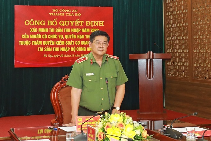 Xác minh ngẫu nhiên tài sản của 14 lãnh đạo công an - 2 Xác minh ngẫu nhiên tài sản của 14 lãnh đạo công an - 2