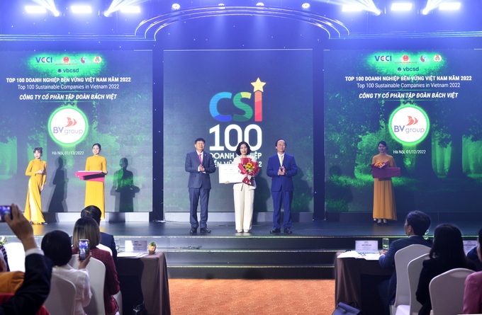 BV Group 4 năm liên tiếp vào top 100 Doanh nghiệp bền vững - 1 BV Group 4 năm liên tiếp vào top 100 Doanh nghiệp bền vững - 1