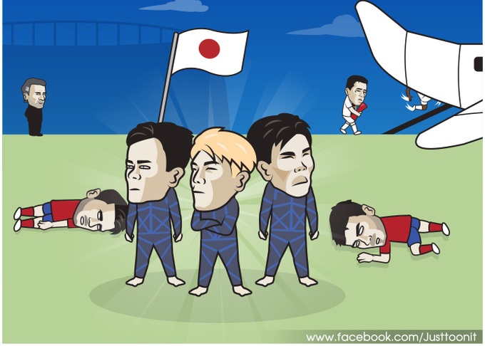Hình ảnh chế hài hước của dân mạng mừng kỳ tích của Nhật tại World Cup 2022  | Báo Dân trí