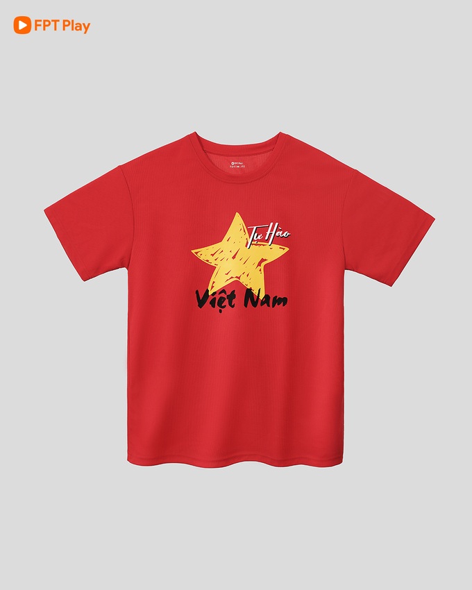 FPT Play mở bán mẫu áo cổ vũ tinh thần đội tuyển bóng đá Việt Nam - 2 FPT Play mở bán mẫu áo cổ vũ tinh thần đội tuyển bóng đá Việt Nam - 2