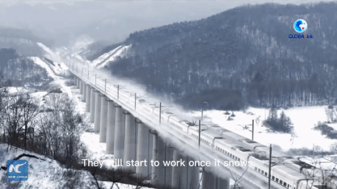 Tuyến đường sắt cao tốc đầu tiên chạy xuyên qua vùng đất lạnh -40 độ C - 1