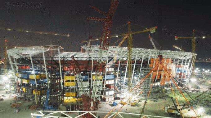 Sân vận động World Cup 2022 làm từ 974 container sắp bị tháo dỡ hoàn toàn - 1