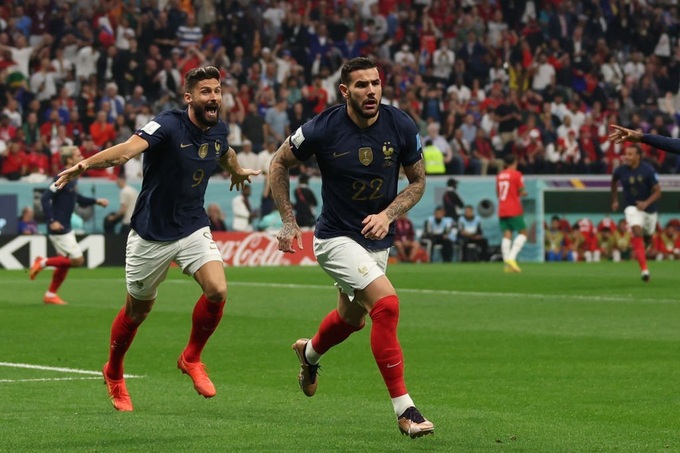 Vượt qua Morocco, Pháp tranh cúp vàng World Cup với Argentina - 1