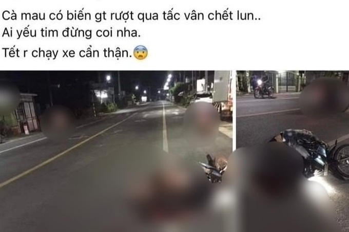 Công an Cà Mau thông tin vụ tai nạn chết người nghi do CSGT rượt đuổi - Ảnh 1.