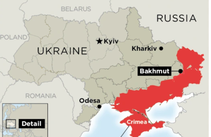 Bản đồ Bakhmut Ukraine năm 2024 cập nhật đầy đủ thông tin về địa hình, bản đồ đường đi đến các địa điểm du lịch thu hút. Với sự phát triển của khu vực, việc nắm rõ bản đồ sẽ giúp du khách dễ dàng tìm đến những địa danh nổi tiếng, giảm thời gian di chuyển và tối đa hóa trải nghiệm thú vị tại Bakhmut Ukraine. Hãy xem bản đồ để lên kế hoạch chuyến đi tuyệt vời nhé!