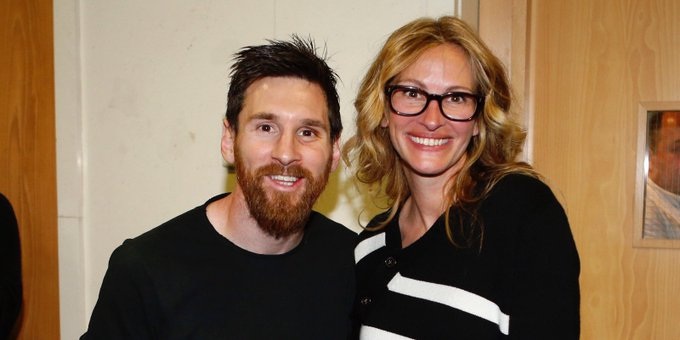 Người đàn bà đẹp Julia Roberts là fan cuồng Messi - 2