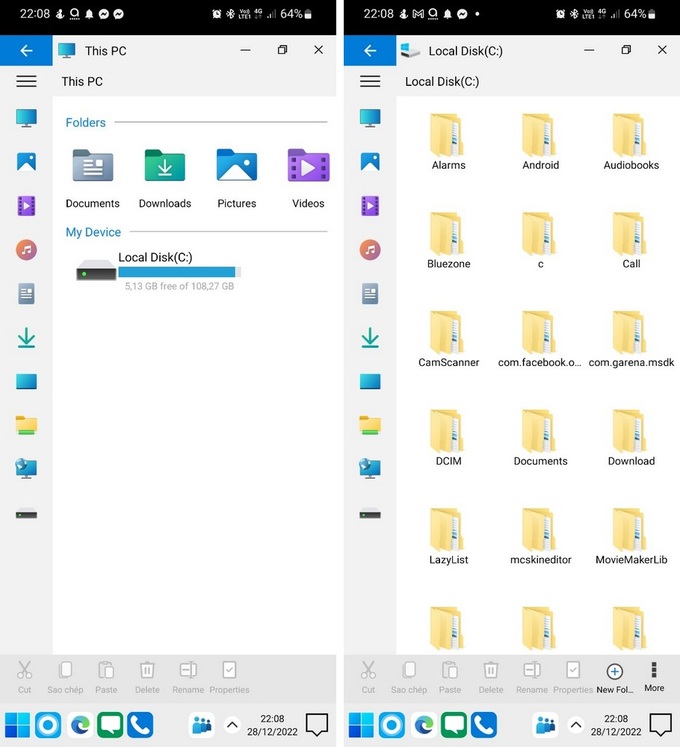 Thủ thuật lột xác để biến smartphone thành máy tính chạy Windows 11 - 8 Thủ thuật lột xác để biến smartphone thành máy tính chạy Windows 11 - 8