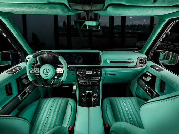 Chiêm ngưỡng chiếc Mercedes-AMG G 63 màu xanh mướt độc lạ - 5
