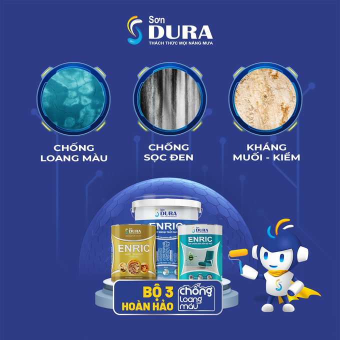 Dùng sơn chống loang màu để nhà luôn đẹp - 2 Dùng sơn chống loang màu để nhà luôn đẹp - 2