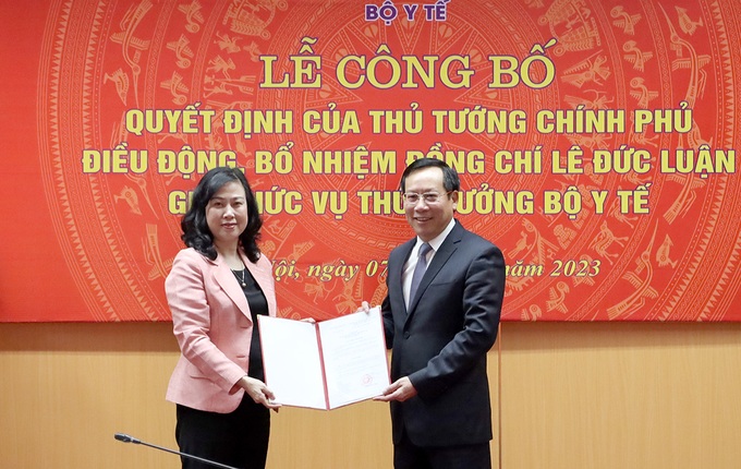 Tân Thứ trưởng Bộ Y tế Lê Đức Luận: Ngành y là ngành khó và đặc thù - 1 Tân Thứ trưởng Bộ Y tế Lê Đức Luận: Ngành y là ngành khó và đặc thù - 1