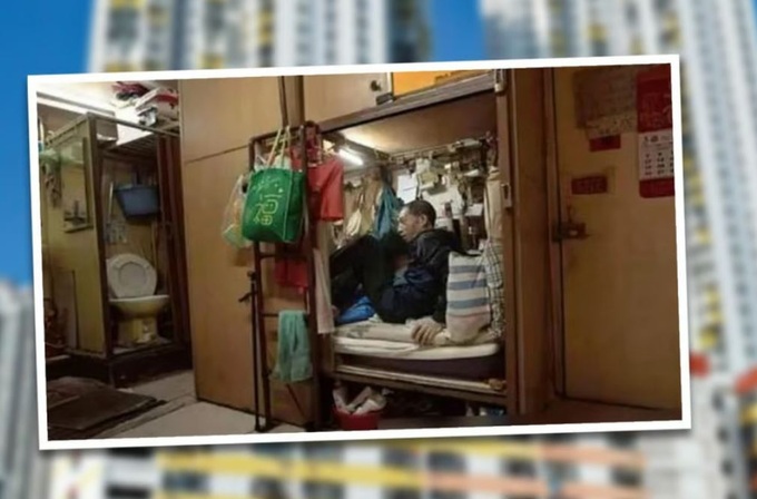 Phận người sống mòn trong những căn nhà quan tài ở Hong Kong