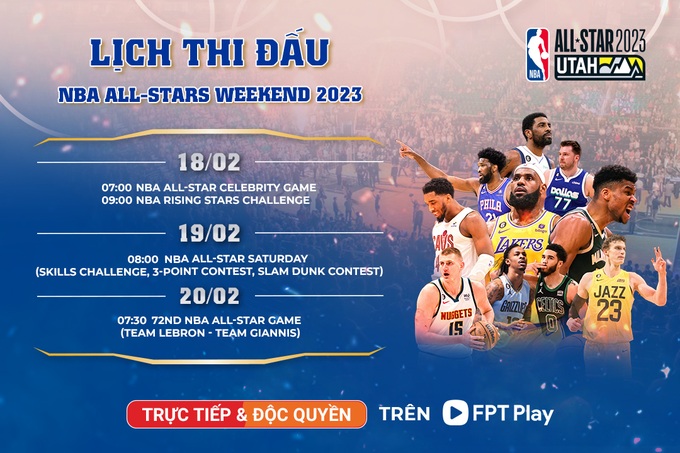 Nba All-Star 2023: Giải Đấu Bóng Rổ Được Mong Chờ Trên Fpt Play | Báo Dân  Trí