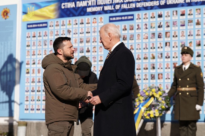 Chuyến thăm Ukraine bí mật đến phút chót của Tổng thống Mỹ Biden  - 2