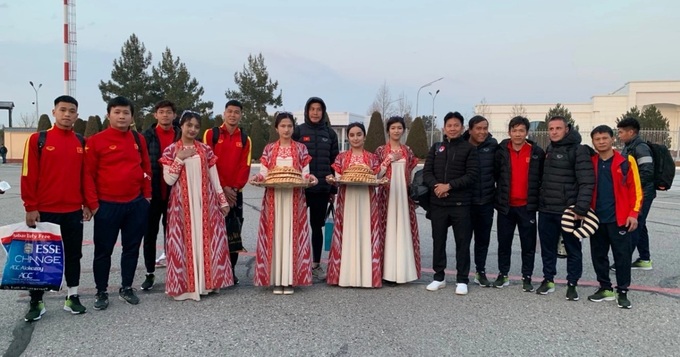 U20 Việt Nam có mặt tại Uzbekistan, sẵn sàng cho giải châu Á - 1