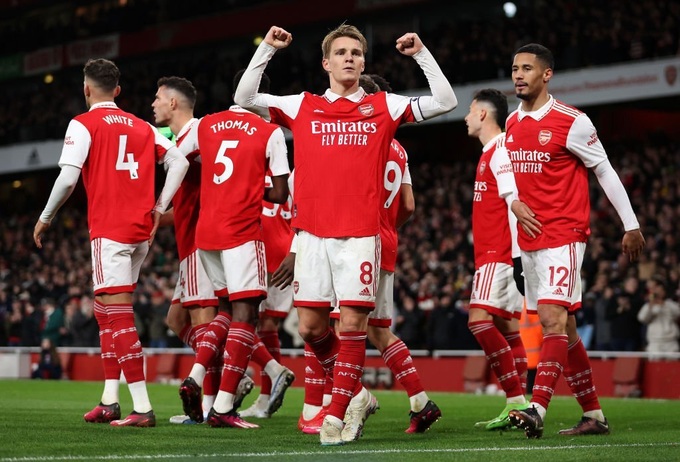 Đại thắng Everton, Arsenal bỏ xa Man City 5 điểm - 1 Đại thắng Everton, Arsenal bỏ xa Man City 5 điểm - 1