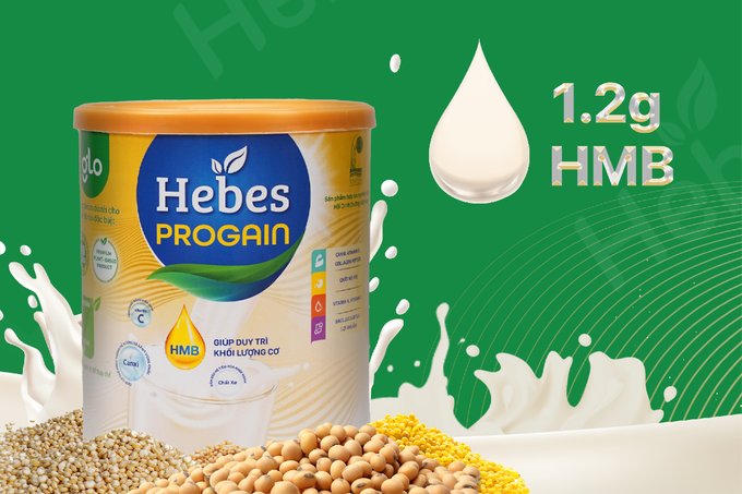 Sữa công thức từ thực vật Hebes Progain tăng cường sức khỏe cho người già - 5